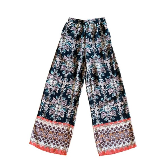 Mossimo Boho Festival Wide Leg High Rise Semi-Sheer Pants Women’s Size Medium - Picture 1 of 6